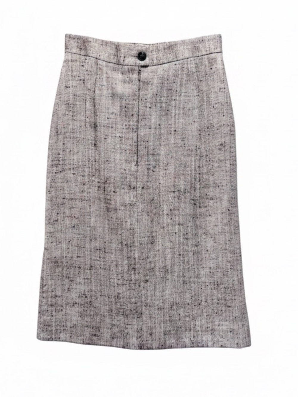 Louis Feraud Women’s Vintage Midi A-Line Skirt. Gray, Black. Size 6